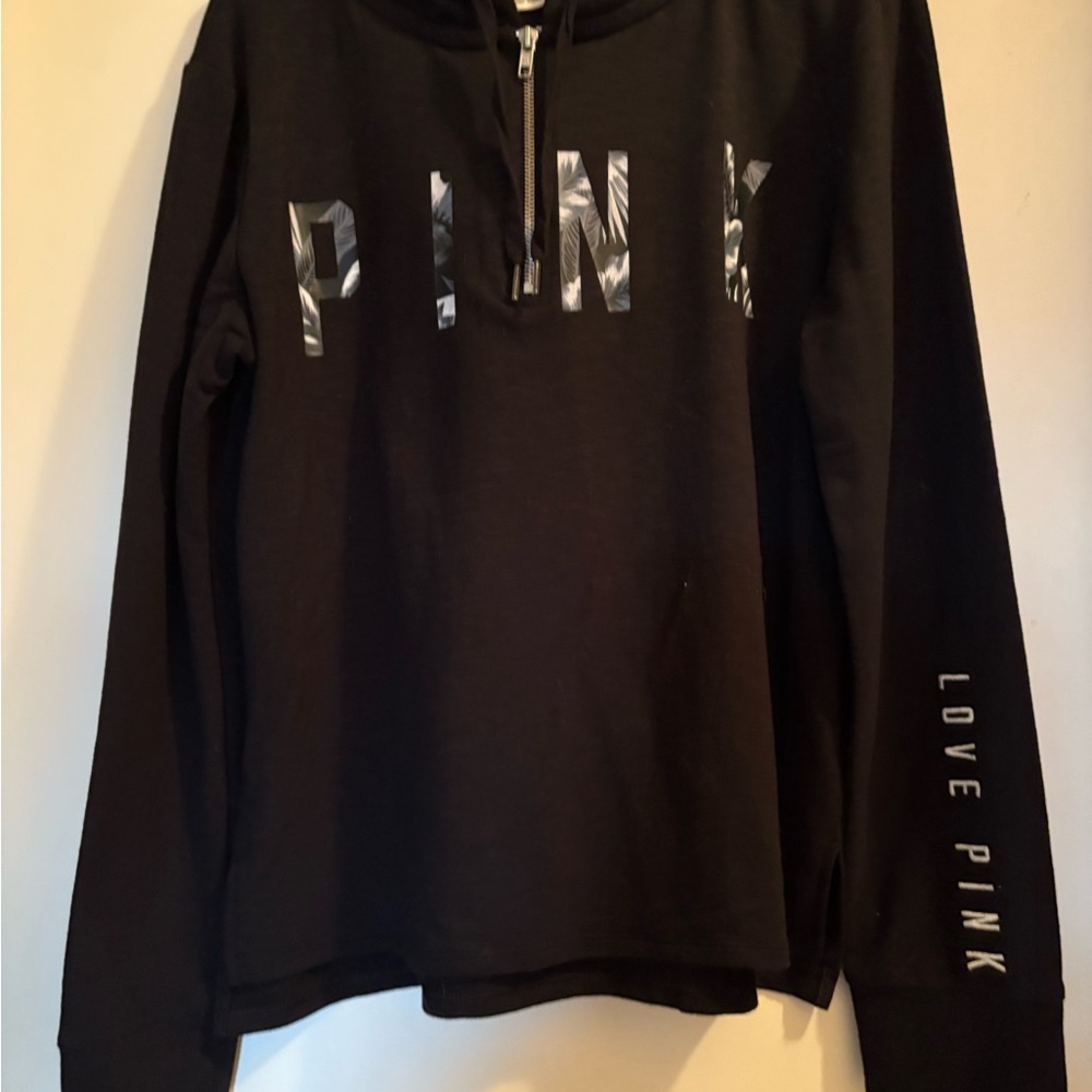 Black PINK Quarter-Zip Pullover